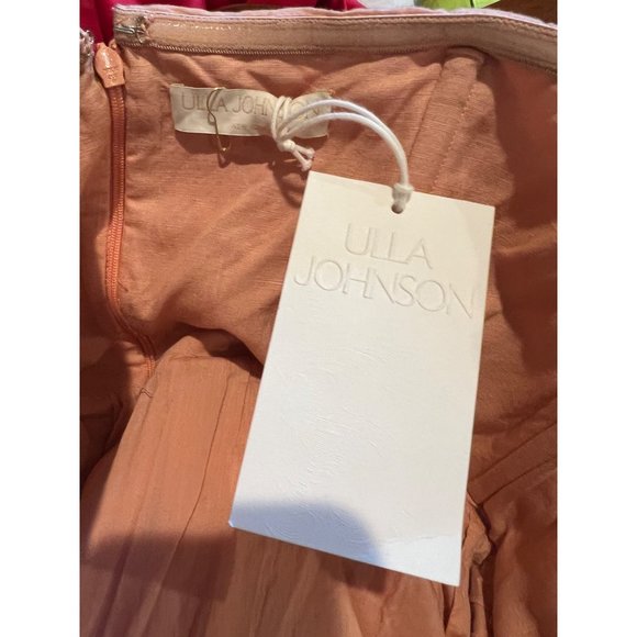 NWT ULLA JOHNSON Savannah Mini Dress Azalea Size 10 - Picture 4 of 7